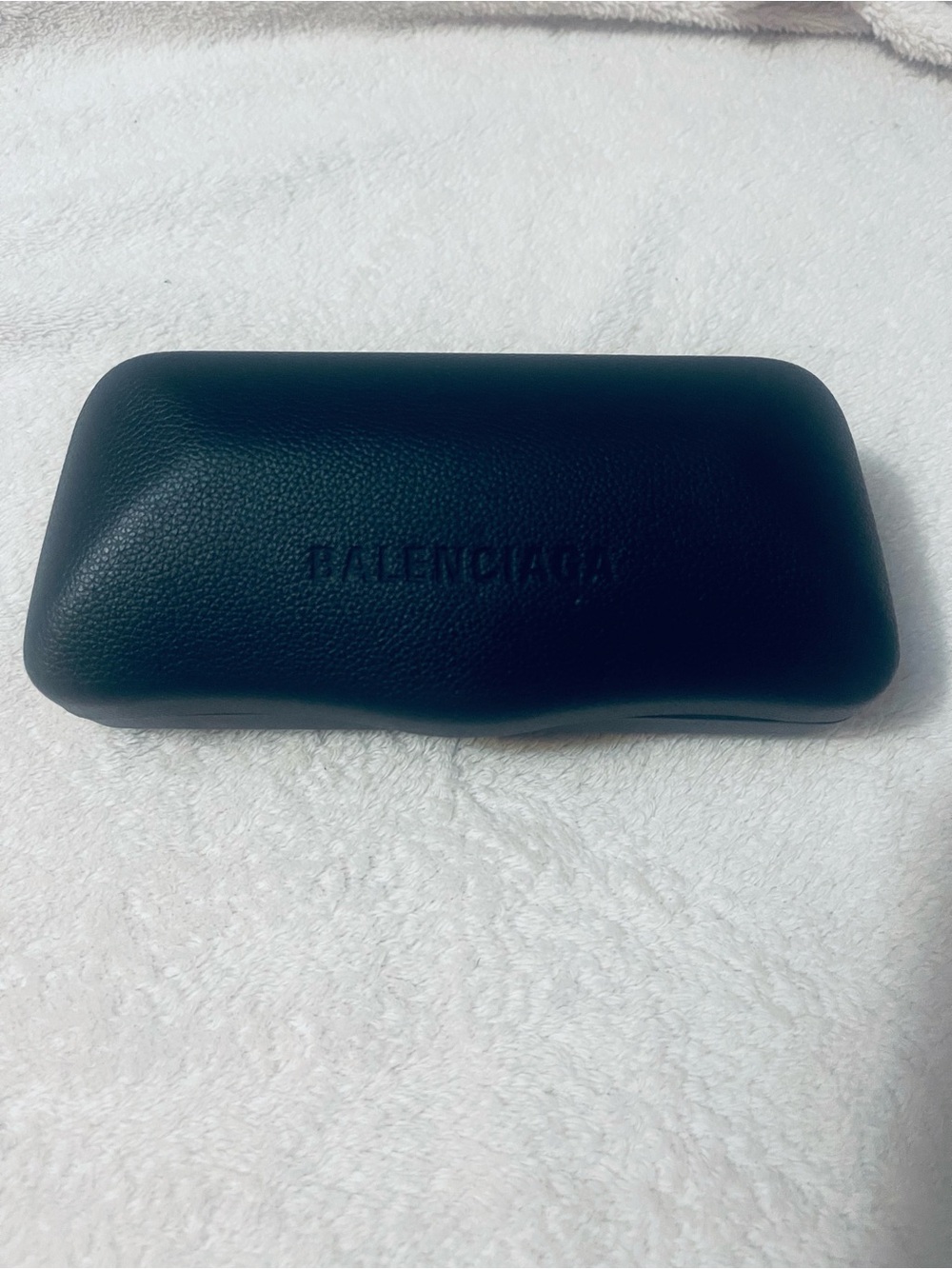 Balenciaga Black Embossed Sunglasses Case - Picture 4 of 10